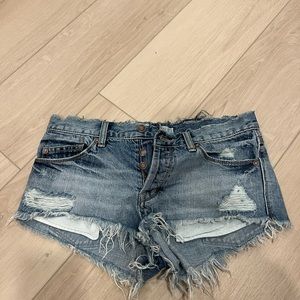 Free People Denim Shorts